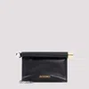 Jacquemus La Pochette Rond Carré In Black