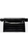 Jacquemus Square Round Clutch Bag In Black