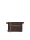 Jacquemus La Pochette Rond Carre Clutch In Pink