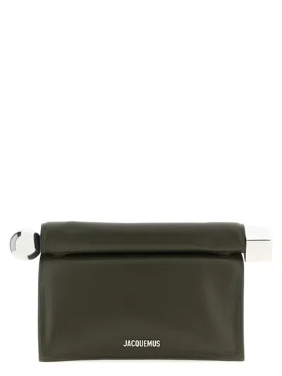 JACQUEMUS JACQUEMUS 'LA POCHETTE ROND CARRÉ' CLUTCH