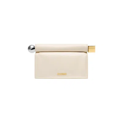 Pre-owned Jacquemus La Pochette Rond Carre 'light Ivory' | White | Women's Size Onesize