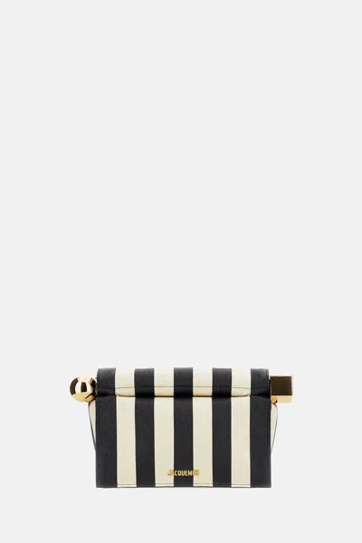 JACQUEMUS LA POCHETTE ROND CARRE