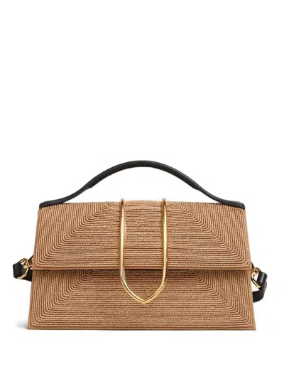 Jacquemus La Pochette Rond Carré Tote Bag In Neutral