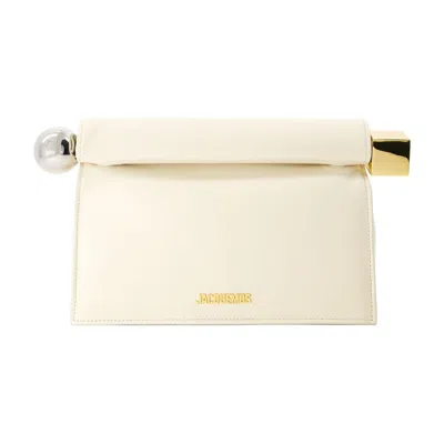 Jacquemus La Pochette Rond Carré In White