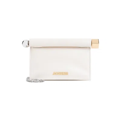 Jacquemus La Pochette Rond Carré Women In White