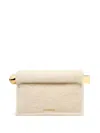 Jacquemus La Pochette Rond Clutch Bag In Neutrals