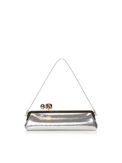 Jacquemus La Pochette Salon Bag In Silver