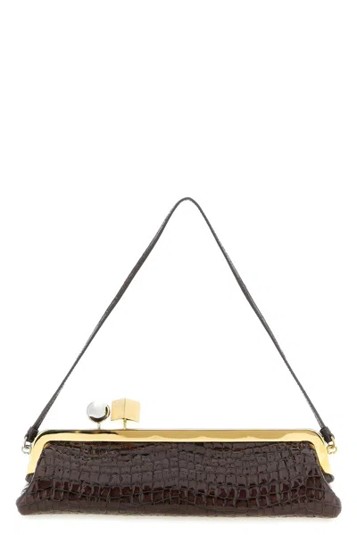 Jacquemus 'la Pochette Salon' Clutch In Brown