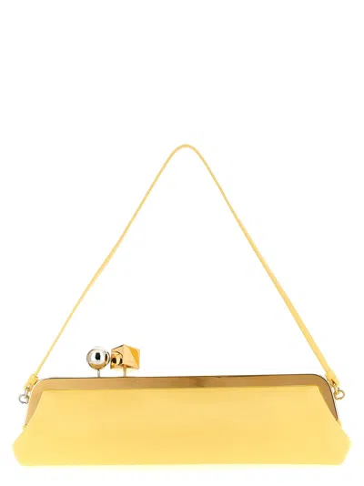 Jacquemus La Pochette Salon Clutch In Yellow