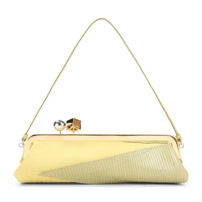 Jacquemus La Pochette Salon Mais In Yellow