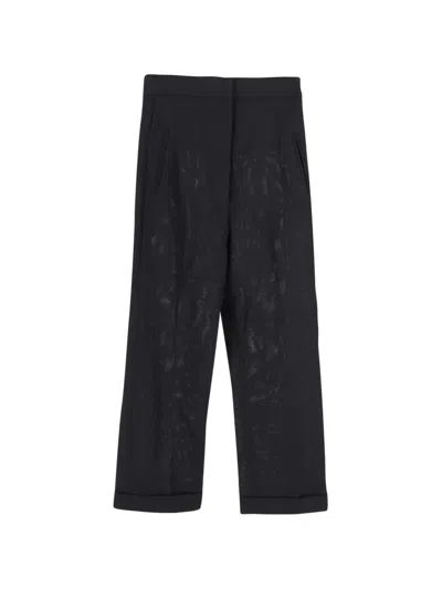 Pre-owned Jacquemus La Riviera Straight-leg Trousers In Black