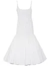 Jacquemus Agave Flared Midi Dress With Square Neckline