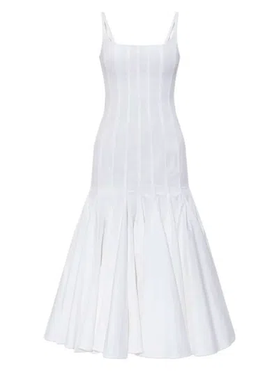 Jacquemus La Robe Agave In Cotton Poplin In White