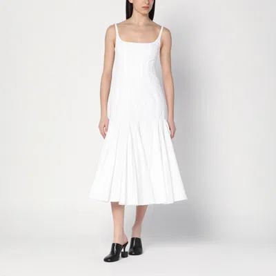JACQUEMUS JACQUEMUS LA ROBE AGAVE WHITE DRESS