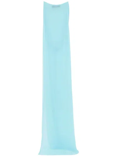 Jacquemus La Robe Ameno Maxi Dress In Blue