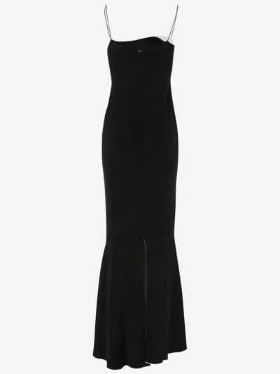 Jacquemus La Dressing Gown Aro In Black