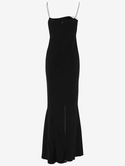 Jacquemus Black Les Sculptures 'la Robe Aro' Maxi Dress