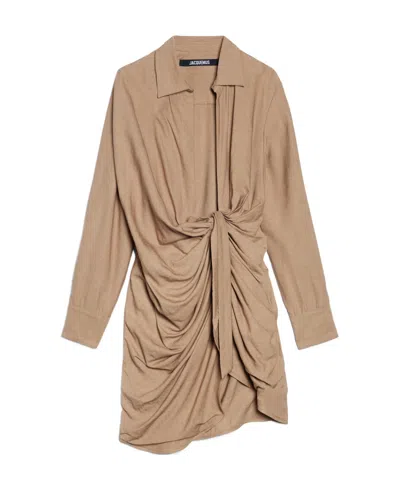 JACQUEMUS JACQUEMUS LA ROBE BAHIA SASH DRESS