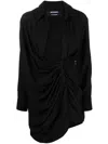 Jacquemus La Robe Bahia Viscose Jersey Mini Dress