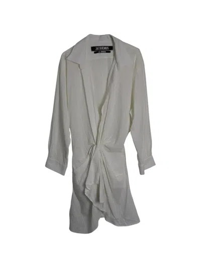 Pre-owned Jacquemus La Robe Bahia Dress In White