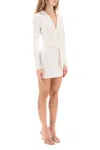 Jacquemus Off-white Le Chouchou 'la Robe Bahia Jersey' Minidress In White