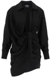 Jacquemus La Robe Bahia Viscose Jersey Mini Dress