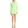 Jacquemus La Robe Bari Long Sleeve Cutout Blazer Minidress In Green