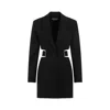 Jacquemus 'la Robe Bari' Black Single-breasted Jacket With Cut-out