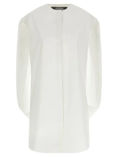 Jacquemus La Robe Berlingot Dress In White