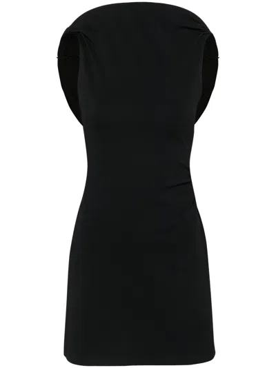 Jacquemus Bordo Mini Dress - Women's - Elastane/viscose/polyamide In Black