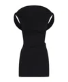 Jacquemus La Robe Bordo Sleeveless Mini Dress In Black