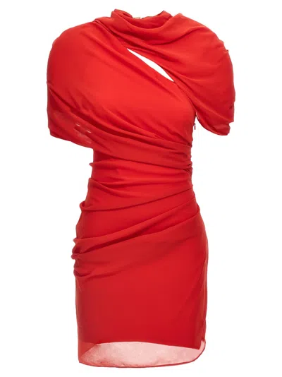 Jacquemus 'la Robe Castagna' Dress In Red