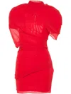 Jacquemus La Robe Castagna Dress In Red
