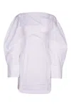 Jacquemus La Casaco Long Sleeve Cotton Shirtdress