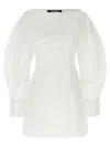 Jacquemus La Casaco Long Sleeve Cotton Shirtdress In White