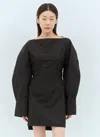 Jacquemus La Robe Chemise Casaco In Black
