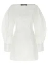 Jacquemus La Casaco Long Sleeve Cotton Shirtdress In White