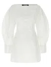 Jacquemus La Casaco Long Sleeve Cotton Shirtdress In White