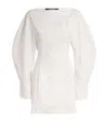 Jacquemus La Casaco Long Sleeve Cotton Shirtdress In White