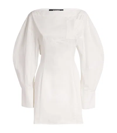 Jacquemus Women La Robe Chemise Casaco Dress In White