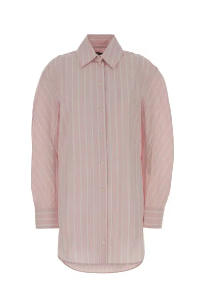 Jacquemus La Robe Chemise Ovalo In Pink