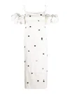 Jacquemus Chouchou Brodee Off-shoulder Mini Dress In Blanco