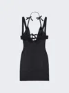 Jacquemus Black Le Chouchou 'la Robe Ciceri' Minidress In Black