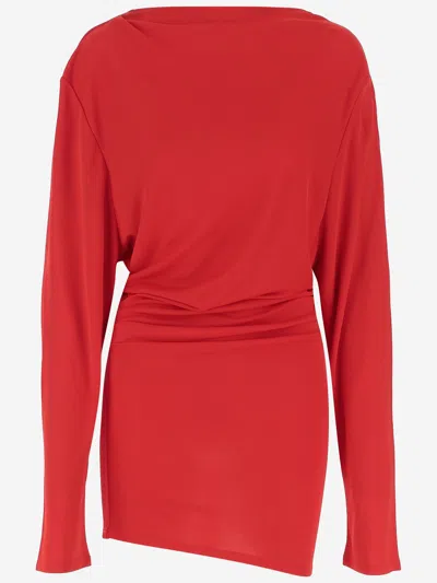Jacquemus The Croisière Open-back Mini Dress In Red