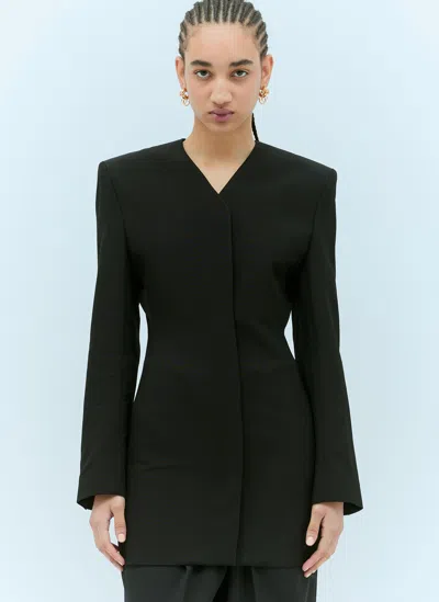 Jacquemus La Robe Cubo Blazer In Black