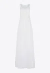 Jacquemus La Robe Dentelle Gown In White