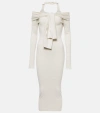 JACQUEMUS LA ROBE DOBLE WOOL-BLEND MIDI DRESS