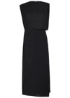 Jacquemus Women Black The Drap Dress, Xs Luxury Dresses For Women Darveys In Black