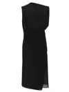 Jacquemus Women Black The Drap Dress, Xs Luxury Dresses For Women Darveys In Black