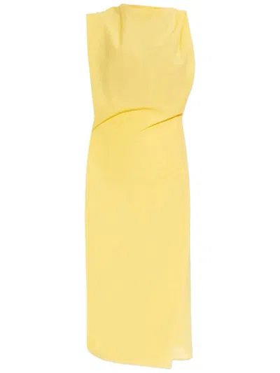 Jacquemus La Robe Drap In Yellow